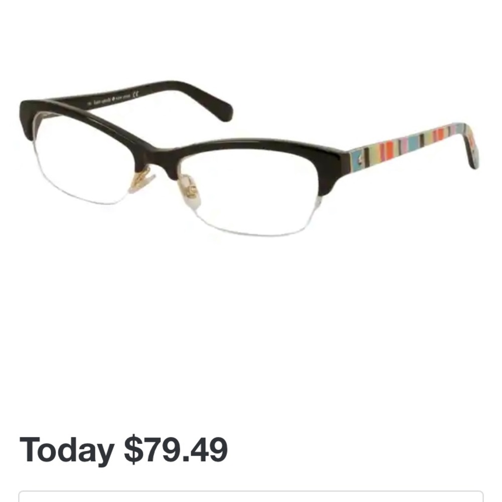 Kate spade retro look eyeglasses NWT